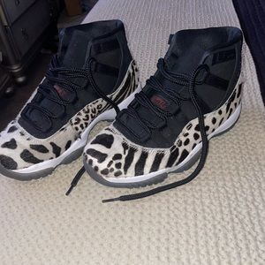 Jordan leopard in size 7 women’s